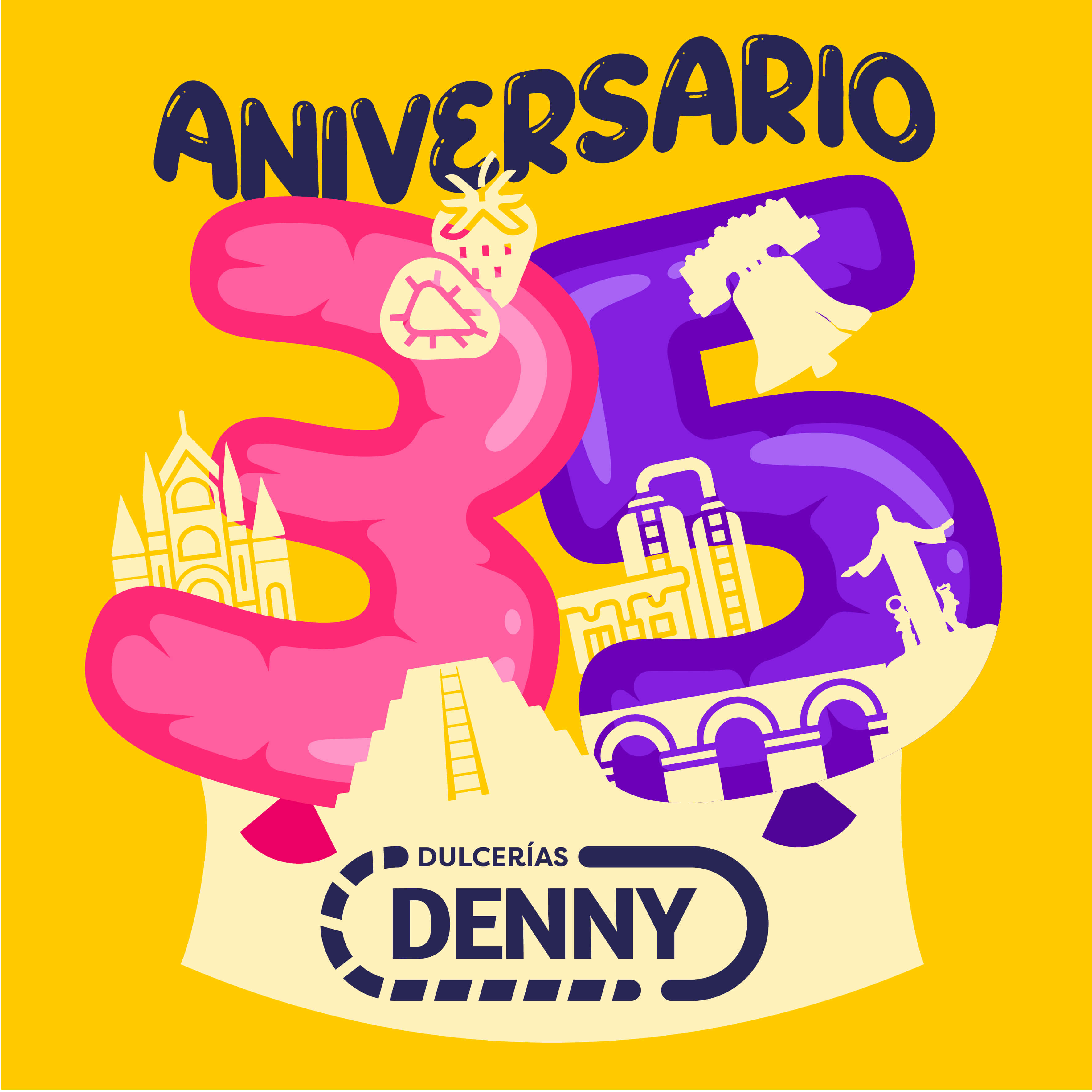 35 años de Dulcerías Denny: festeja con descuentos y grandes sorpresas