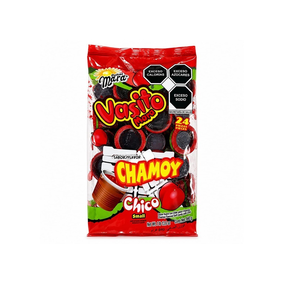 VASO MINI CHAMOY CHICO 24 PZS