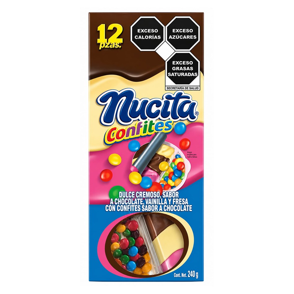 CHOCOLATE NUCITA CONFITES 12 PZS