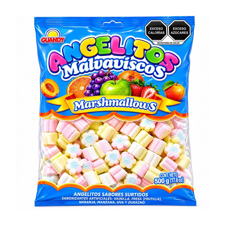 Producto - BOMBON ANGELITOS FLOR COLORES 500 GR