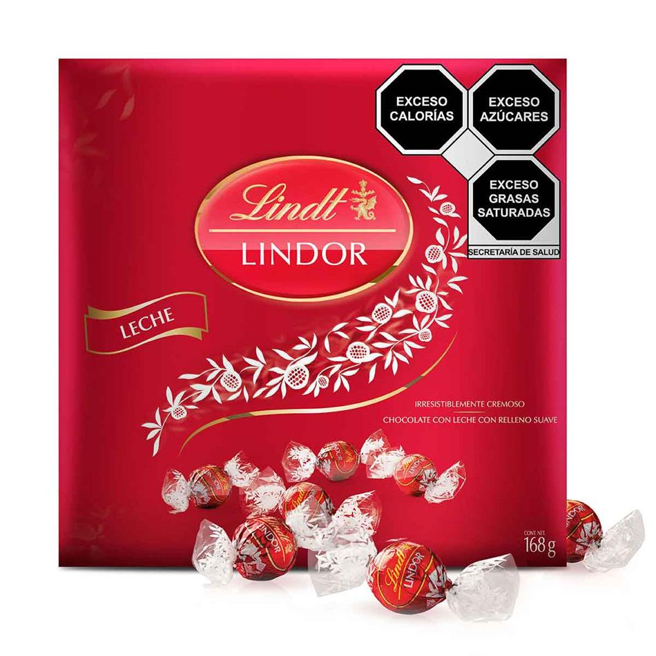 CHOCOLATE LINDOR CAJA LECHE 168 GRS