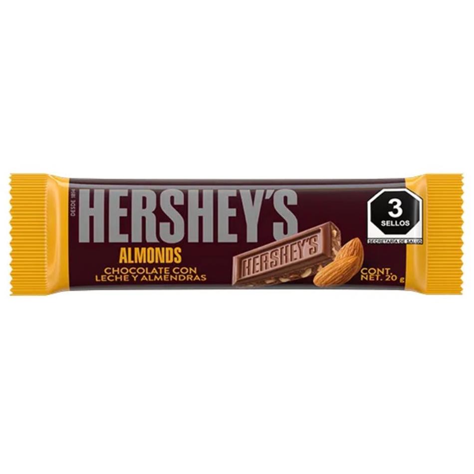 Producto - CHOCOLATE BARRA HERSHEYS ALMENDRA 12 PZS