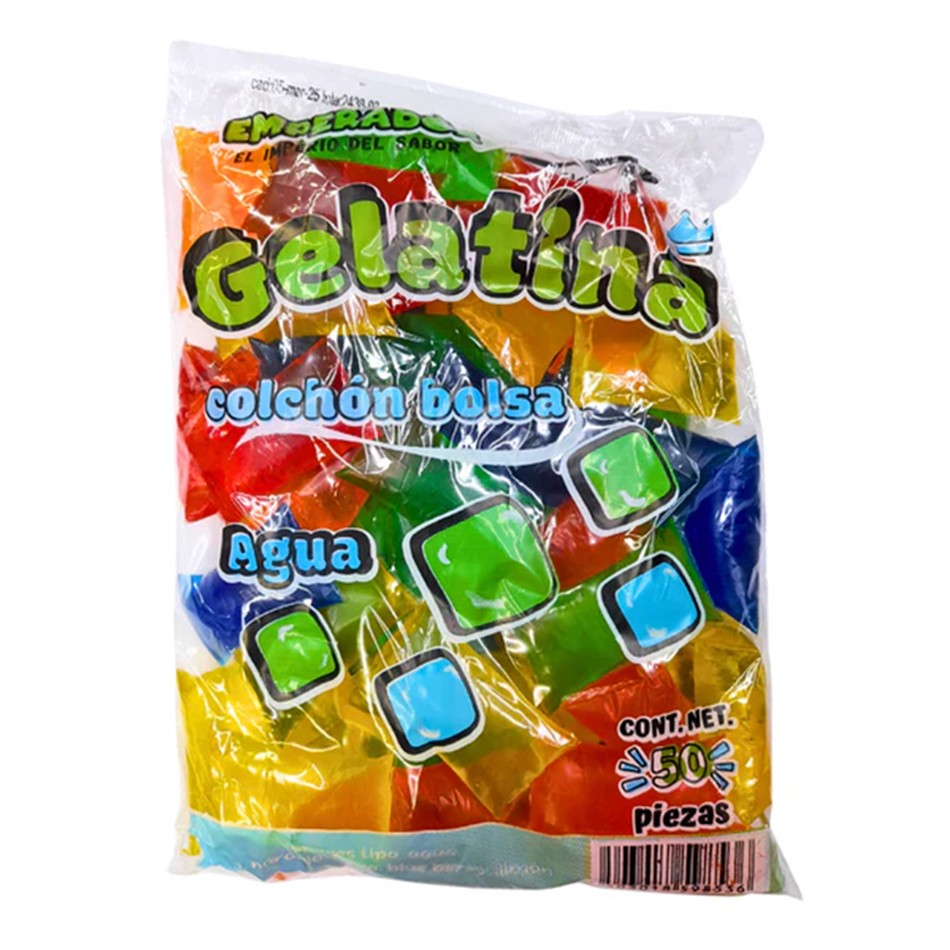 GELATINA COLCHON AGUA 50 PZS