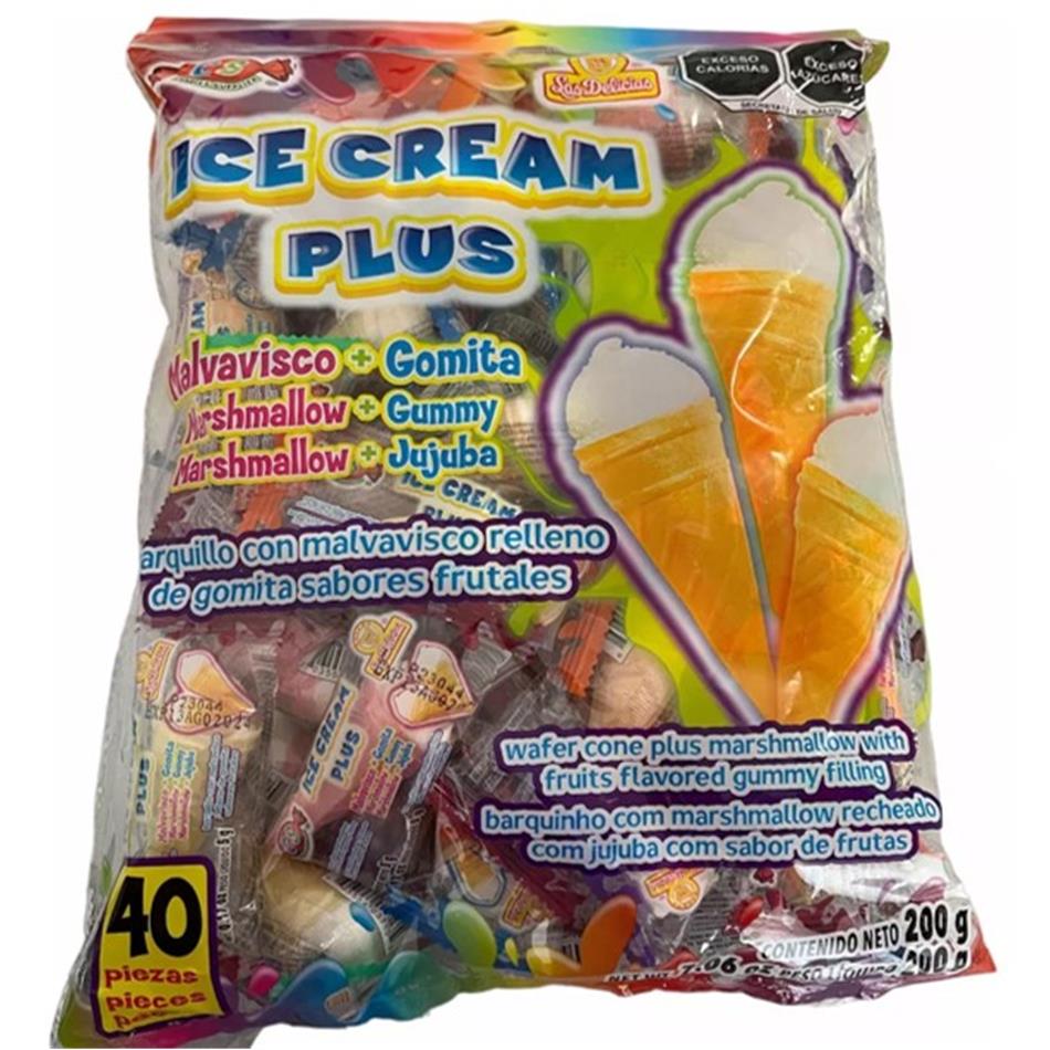 Producto - BARQUILLO ICE CREAM PLUS 40 PZS