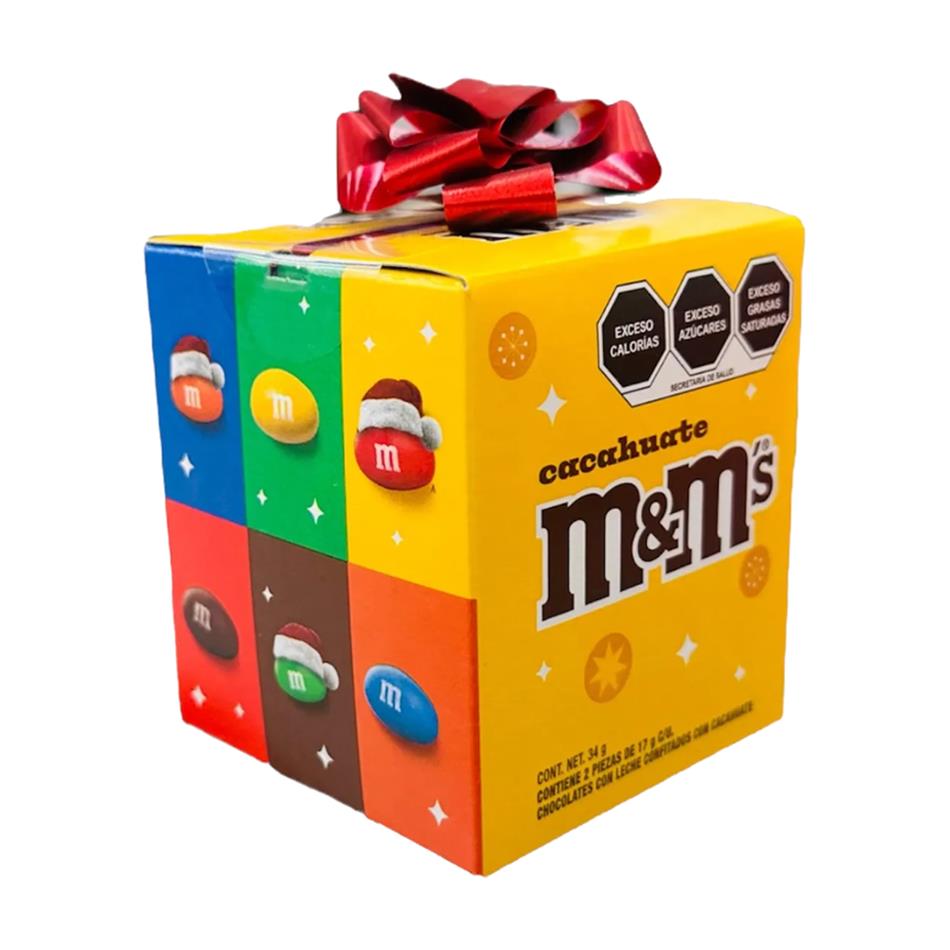 CHOCOLATE M&M CUBO REGALO 34 GRS.