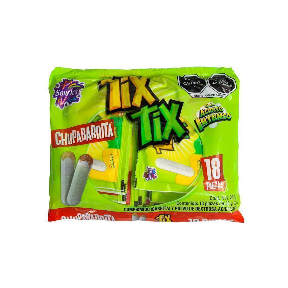 Producto - CHUPA BARRITA TIX TIX 18 PZS