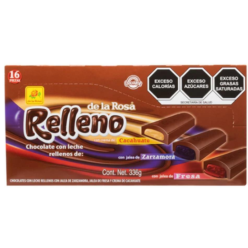 Producto - CHOCOLATE RELLENO DE LA ROSA 16 PZS