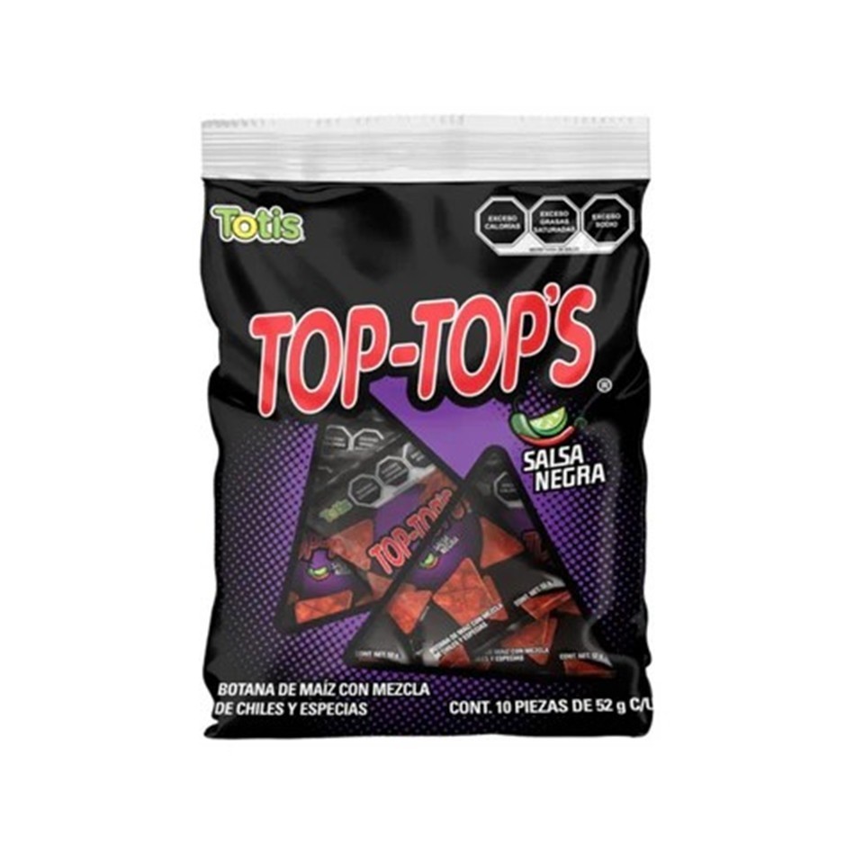 Producto - TOP-TOP´S MINI SALSA NEGRA 20 PZS