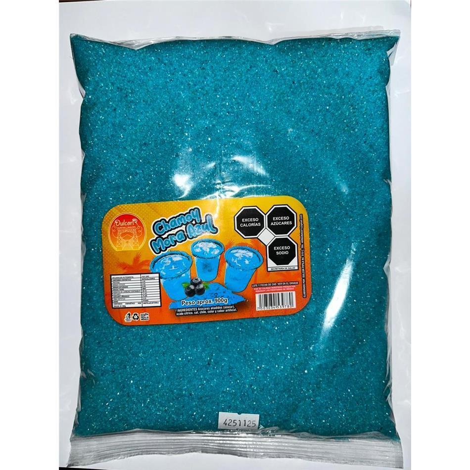 Producto - POLVO CHAMOY MORA AZUL 900 GR