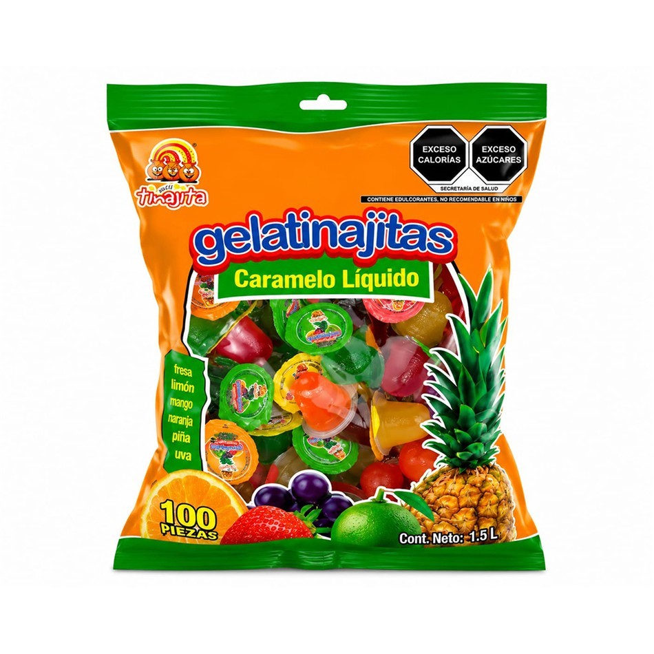 Producto - GELATINAJITAS BOLSA 100 PZS