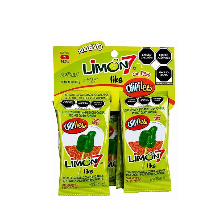 Producto - PALETA LIKE LIMON 7 20 PZS