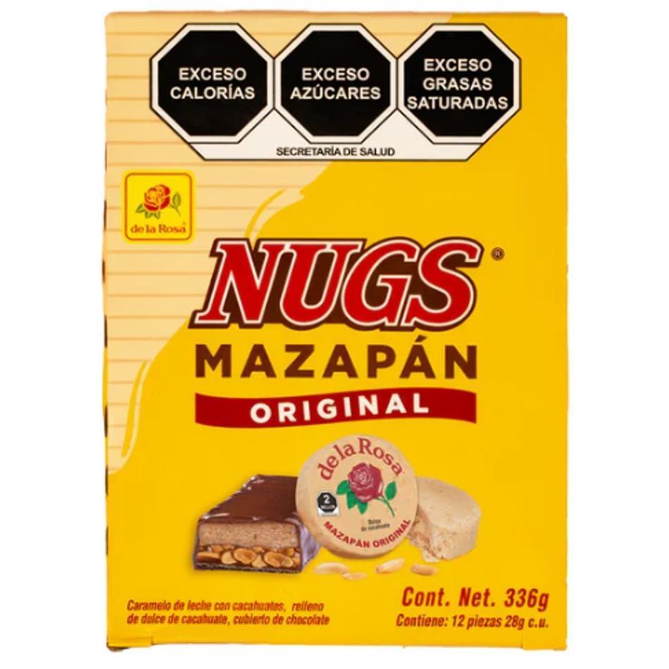 Producto - CHOCOLATE NUGS MAZAPAN 12 PZS