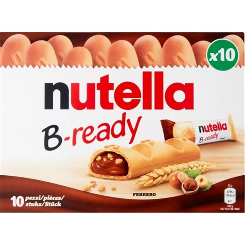 Producto - BARRA NUTELLA B-READY 10 PZS