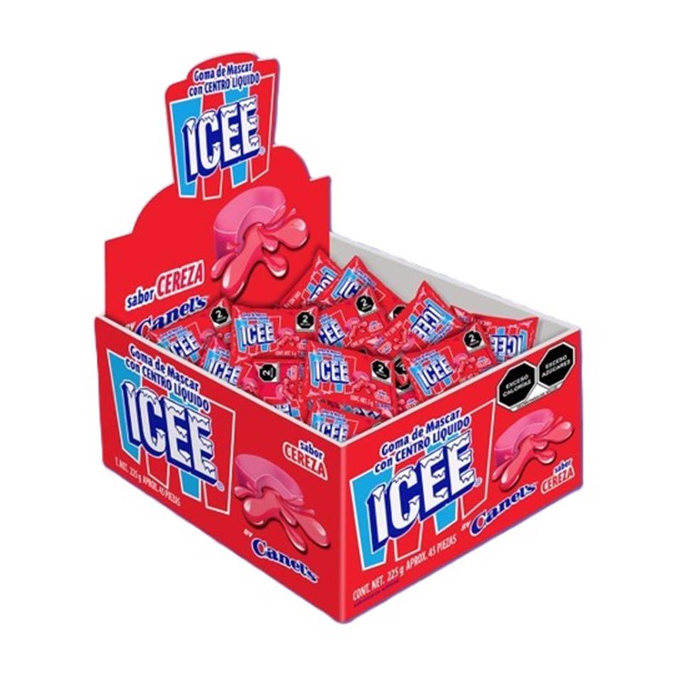 Producto - CHICLE CEREZA ICEE 45 PZS