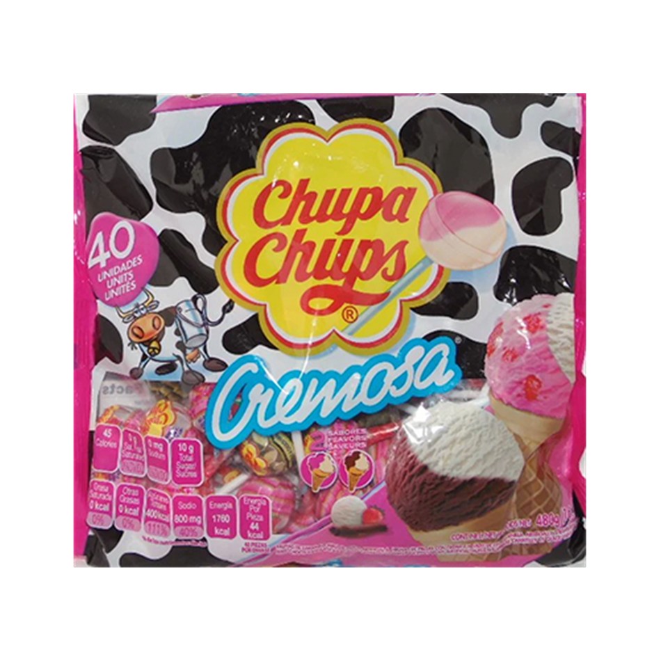 Producto - PALETA CHUPA CHUPS CREMOSA 40 PZS