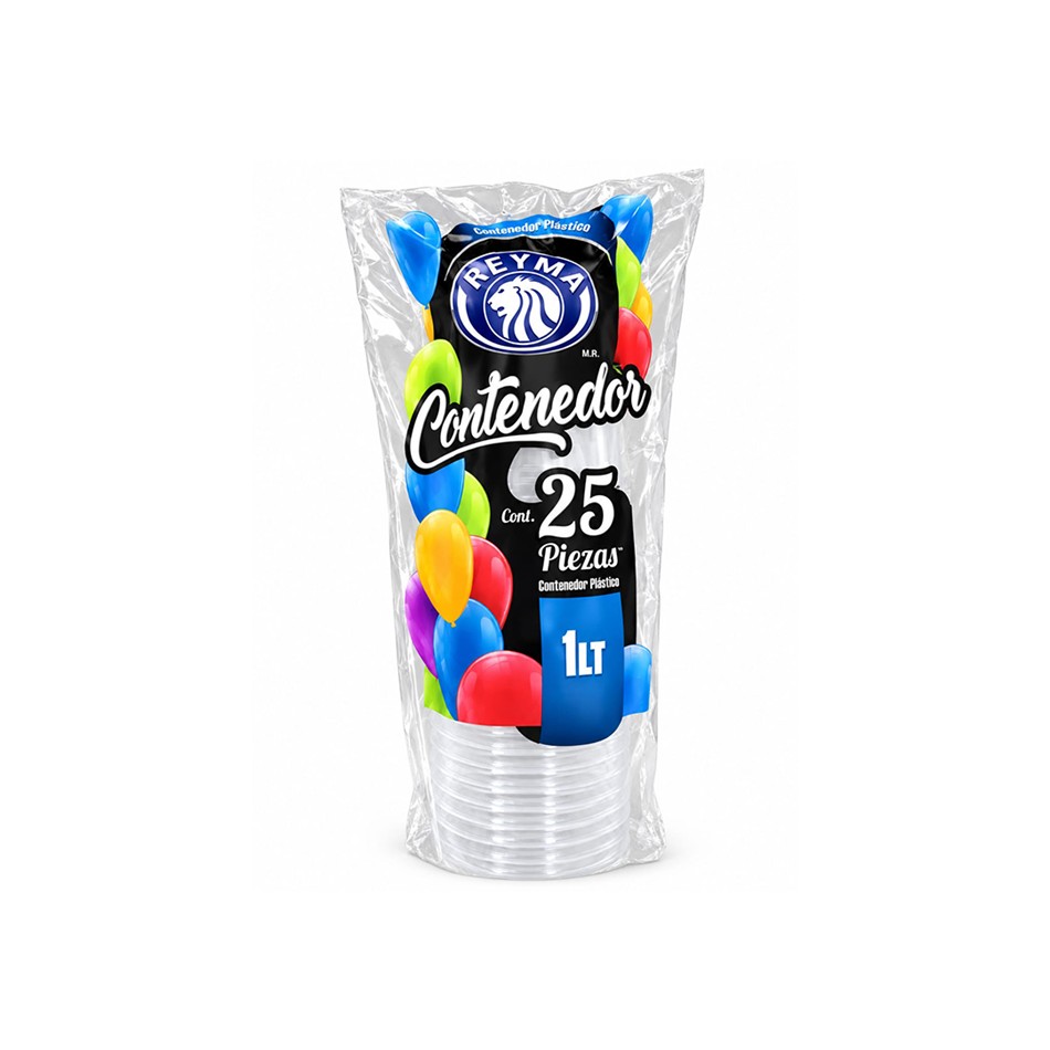 Producto - ENVASE PLASTICO 1 LT 25 PZS