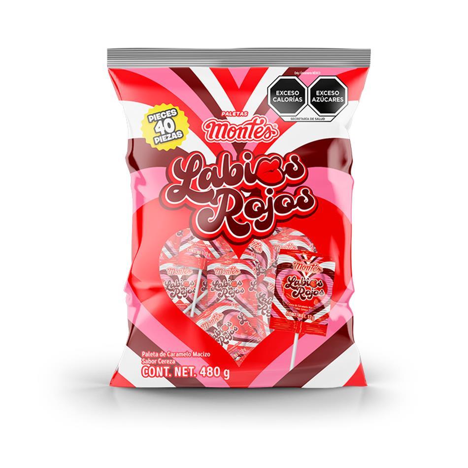 Producto - PALETA LABIOS ROJOS MONTES 40 PZS