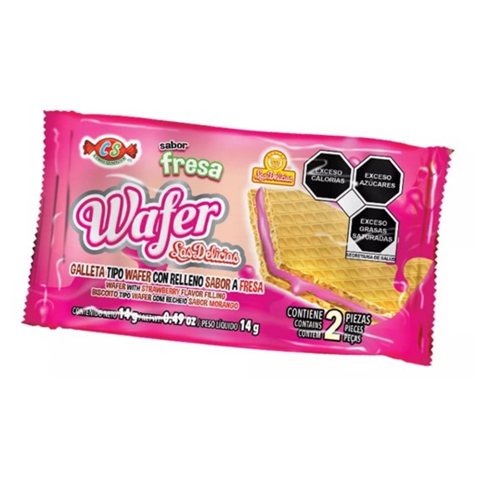 Producto - GALLETA WAFER FRESA 12 PZS