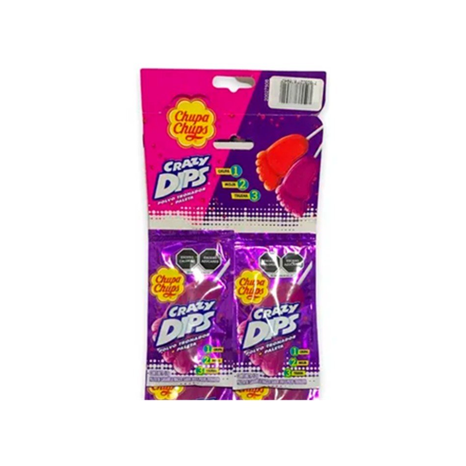 PALETA CRAZY DIPS UVA 10 PZS