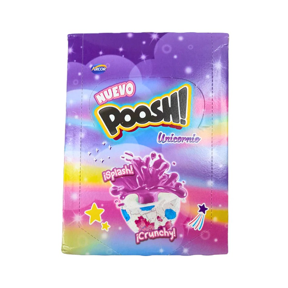 Producto - CHICLES POOSH UNICORNIO 40 PZS