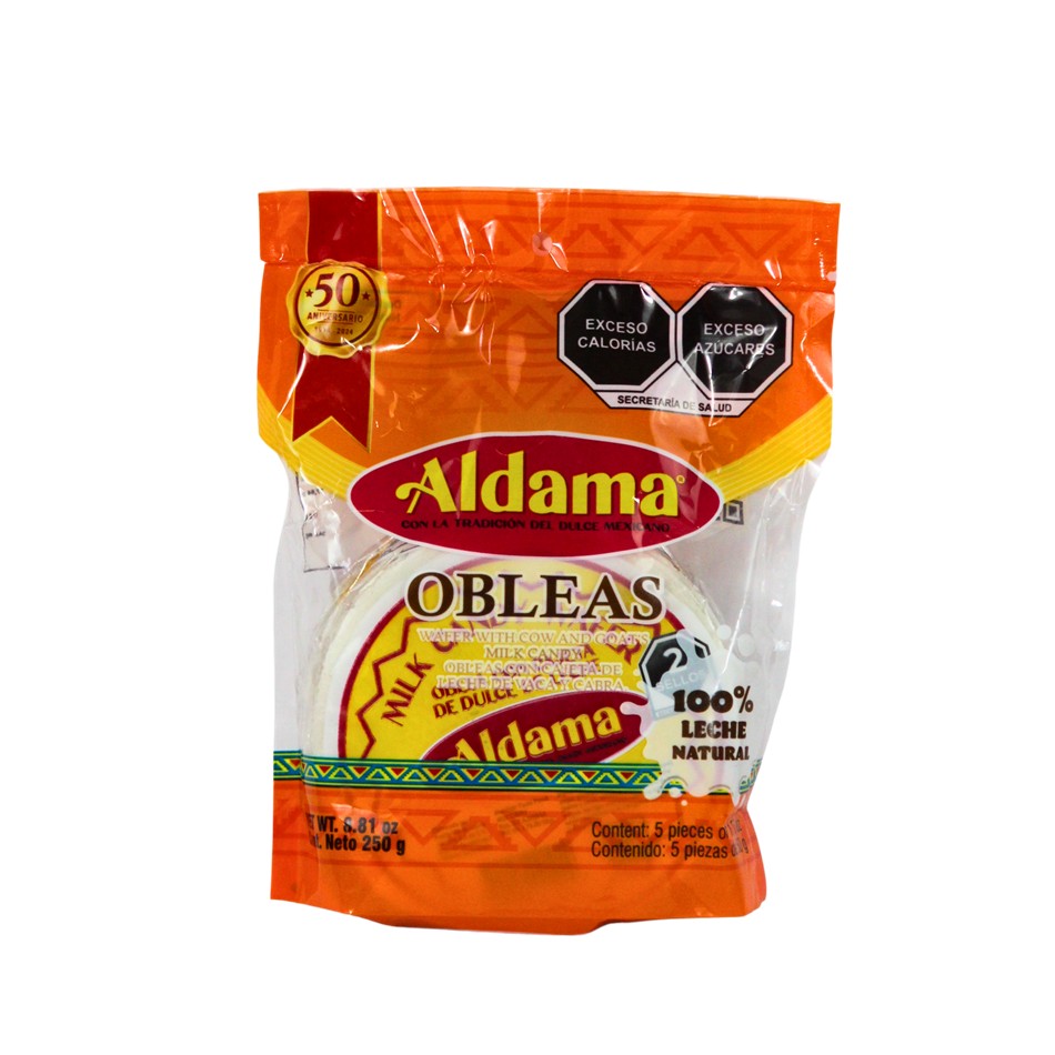 Producto - OBLEA MEDIANA CAJETA CON LECHE 5 PZS 50 GR