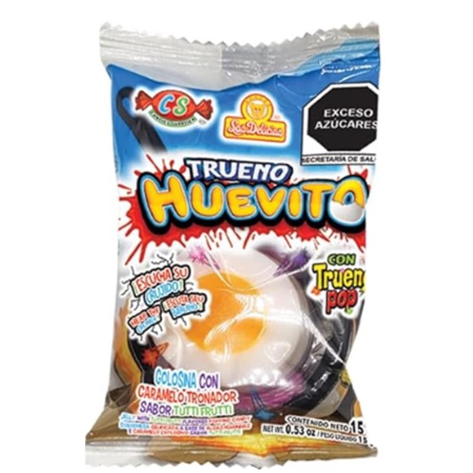 Producto - GOMA TRUENO HUEVITO 24 PZS