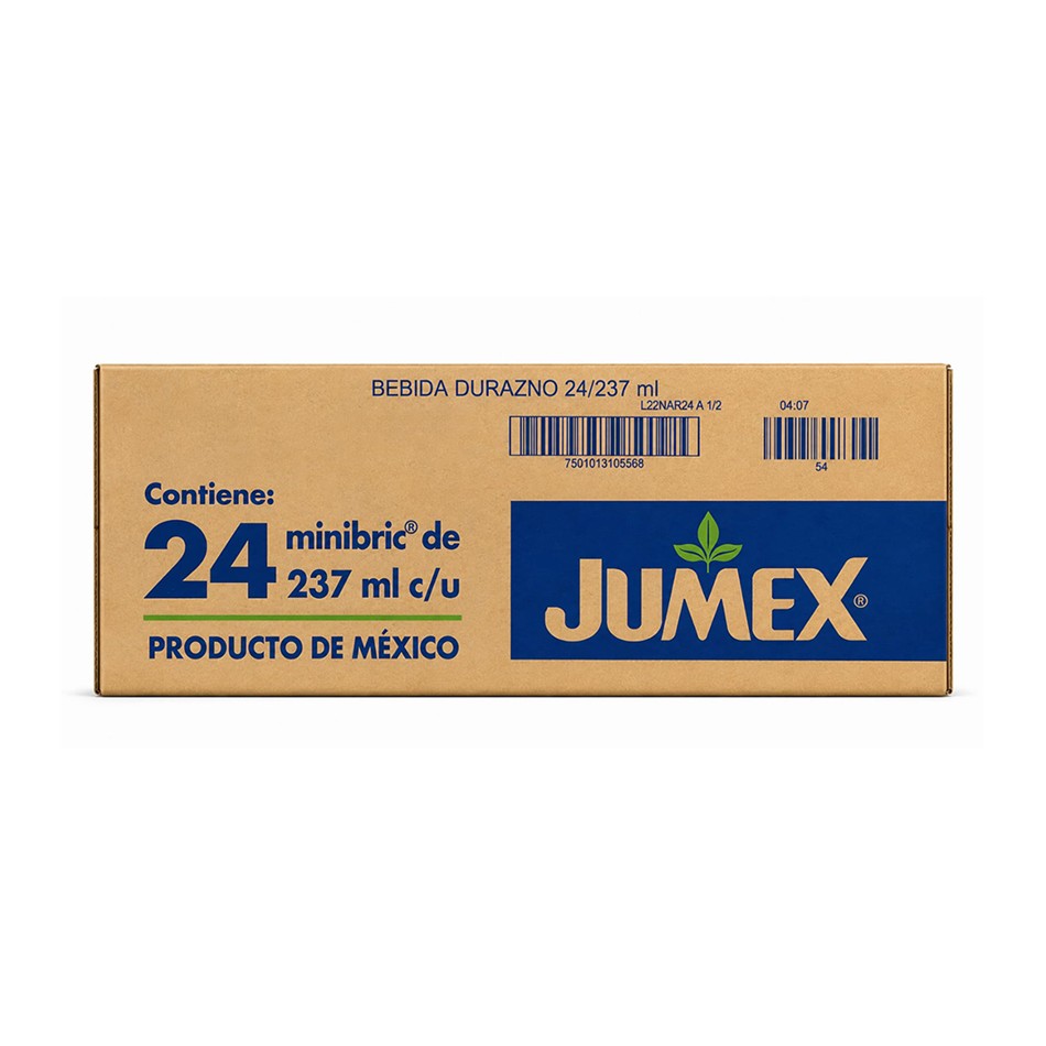 JUMEX MINIBRIK DURAZNO 24/237 ML