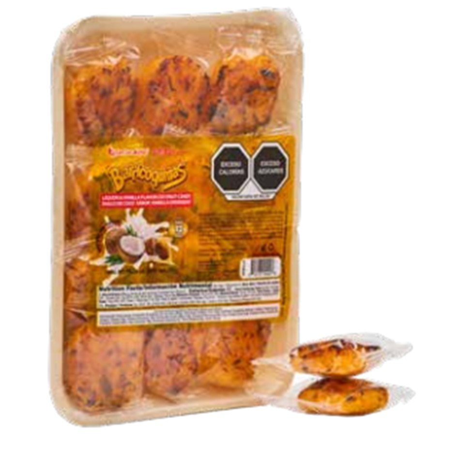Producto - TORTITAS DE COCO ENVINADO 12 PZS / 300GRS