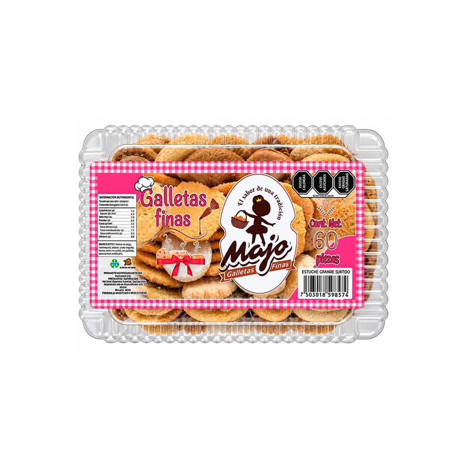 Producto - GALLETA ESTUCHE GRANDE SURTIDO 60 PZS