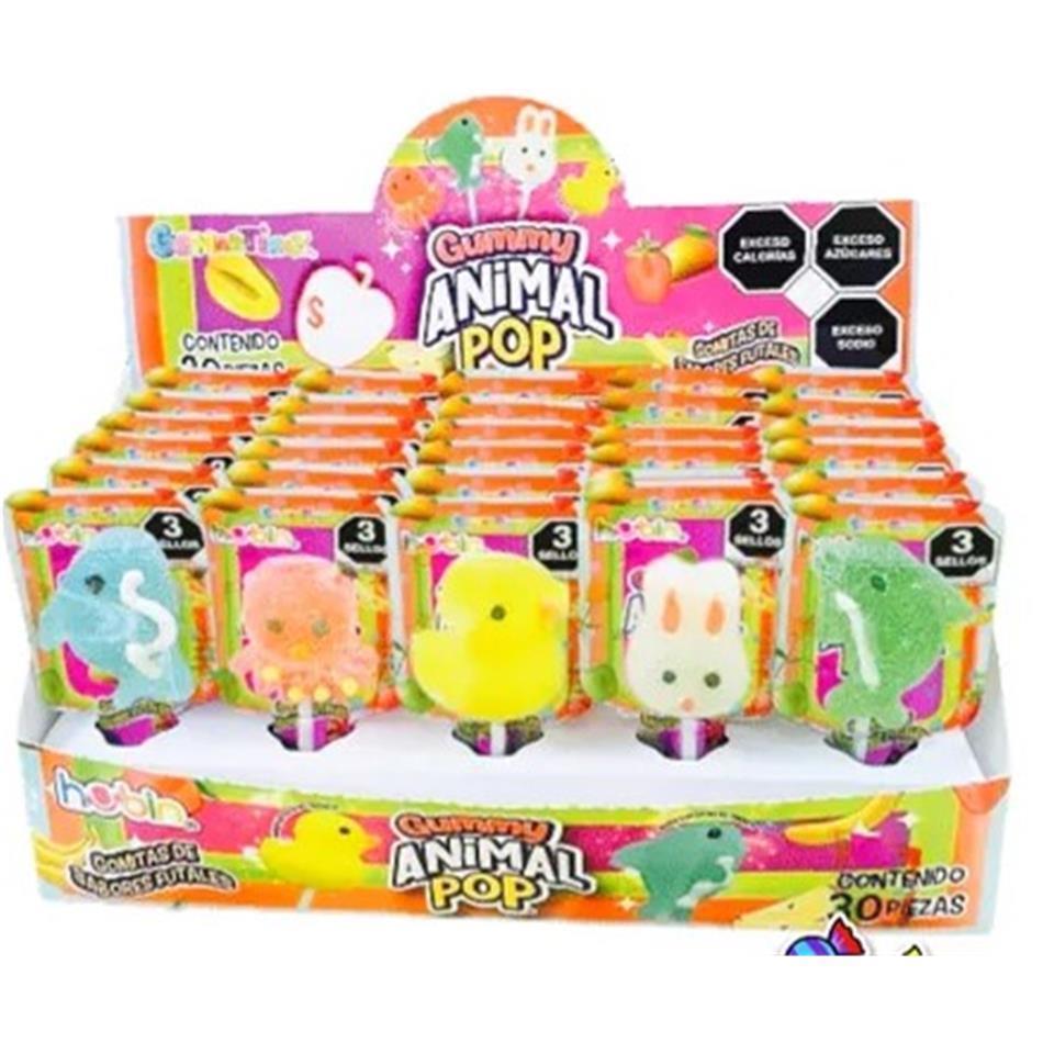 Producto - GUMMY ANIMAL POP 30 PZS