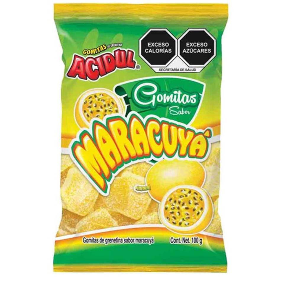 Producto - GOMITA ACIDUL MARACUYA 100 GRS