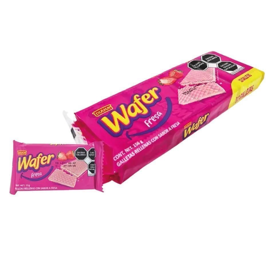 Producto - GALLETA WAFER FRESA 12 PZS TINAJITA