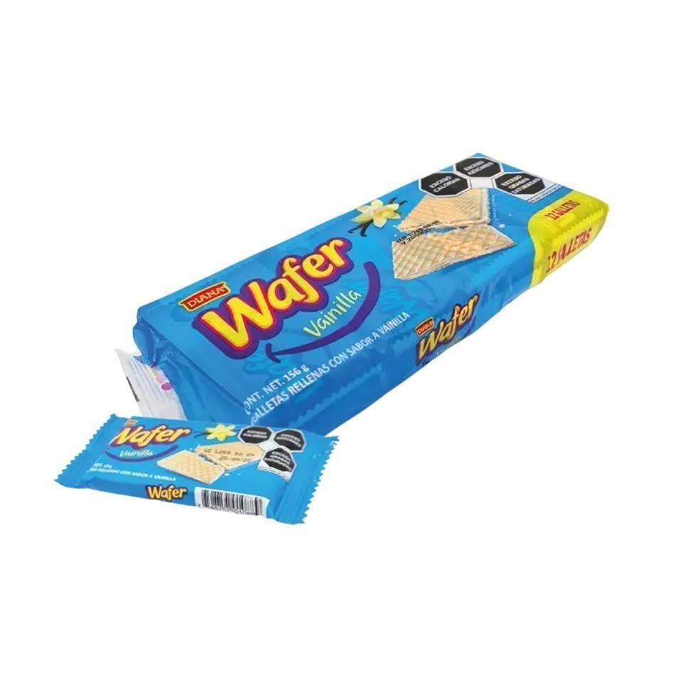 Producto - GALLETA WAFER VAINILLA 12 PZS TINAJITA