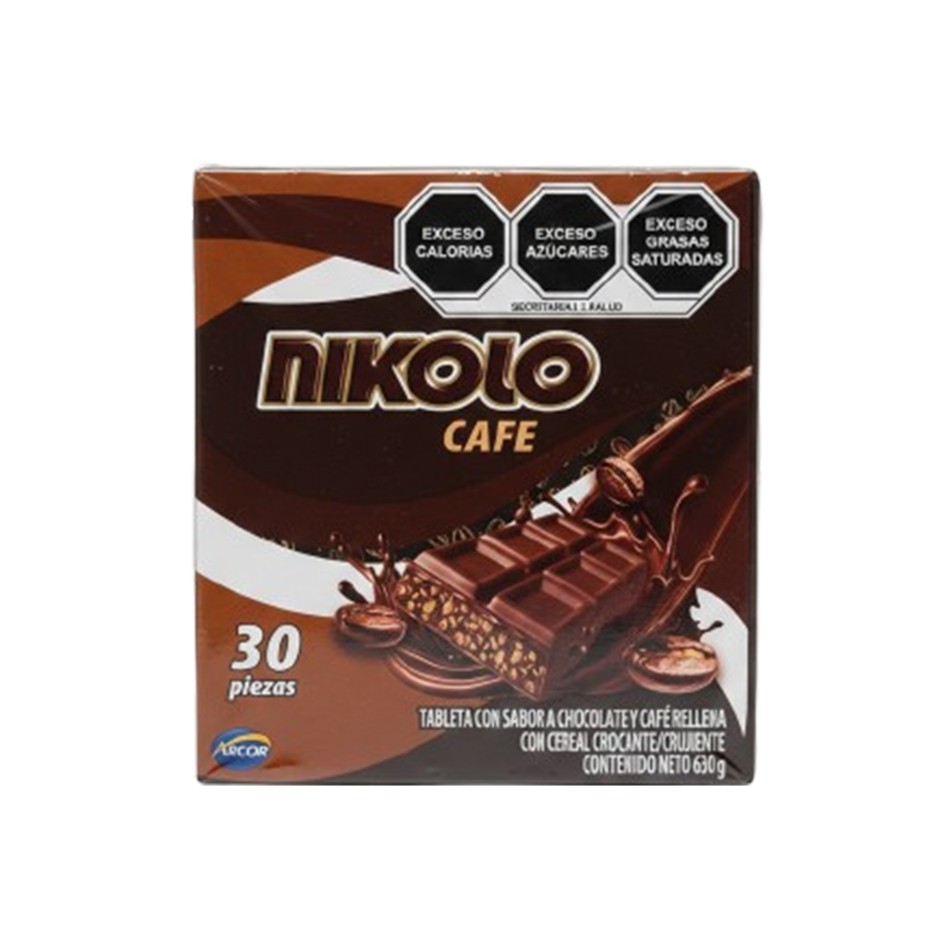 Producto - CHOCOLATE NIKOLO CAFÉ 30 PZS