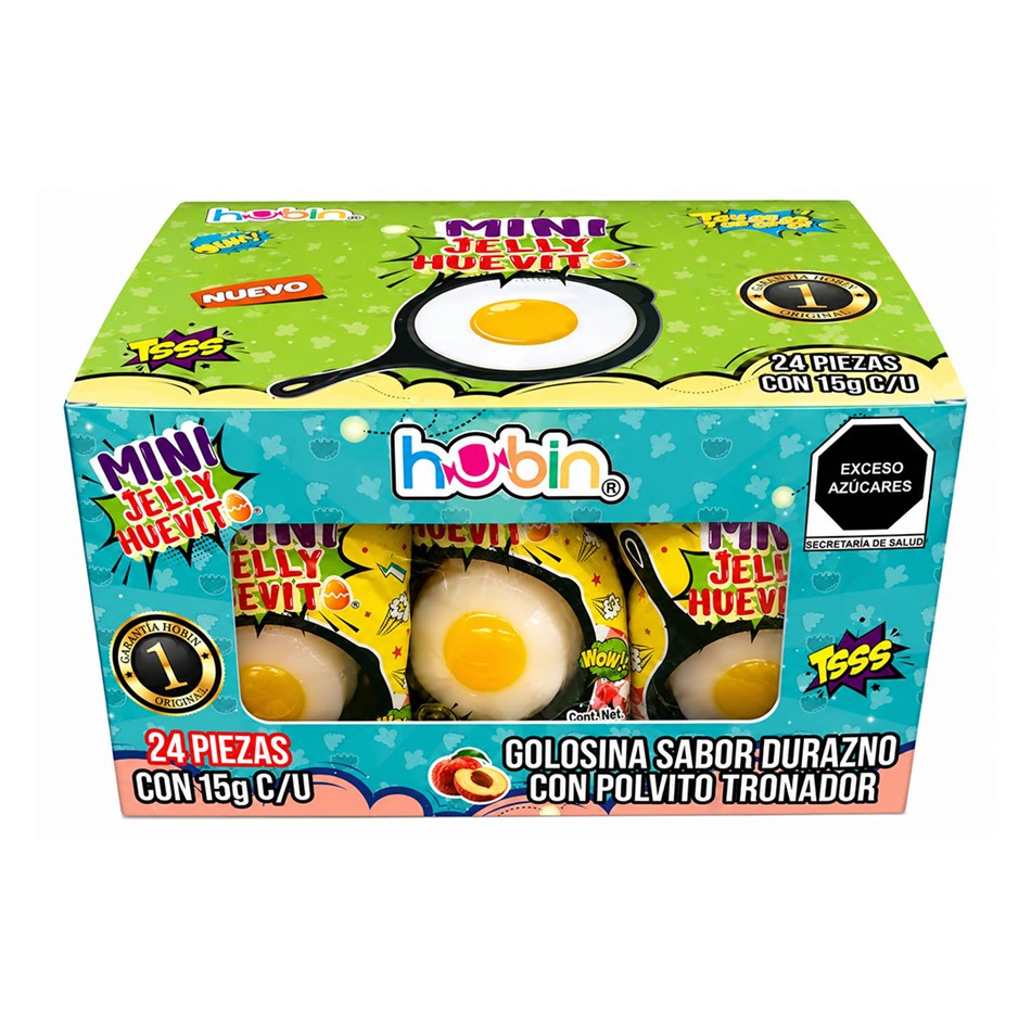 MINI JELLY HUEVITO 24 PZS