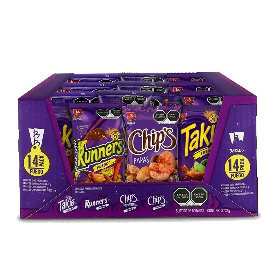Producto - BARCEL PACK FUEGO 14 PZS