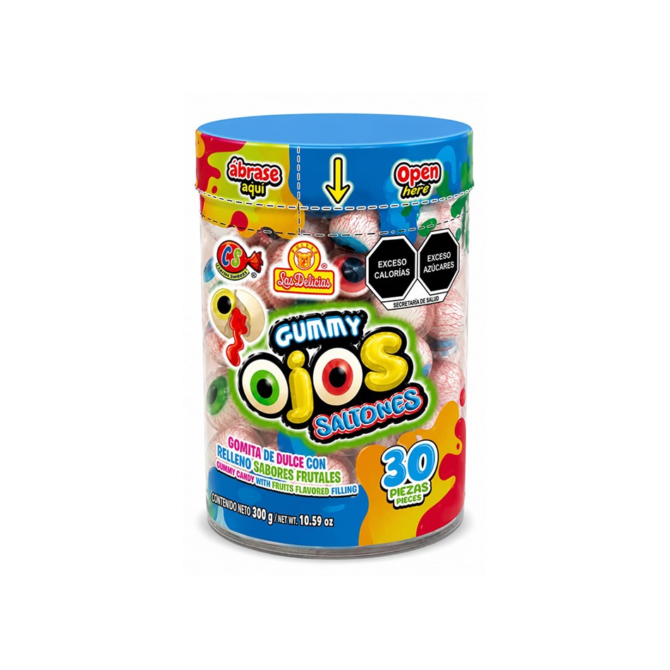 Producto - GUMMY OJOS SALTONES 30 PZS