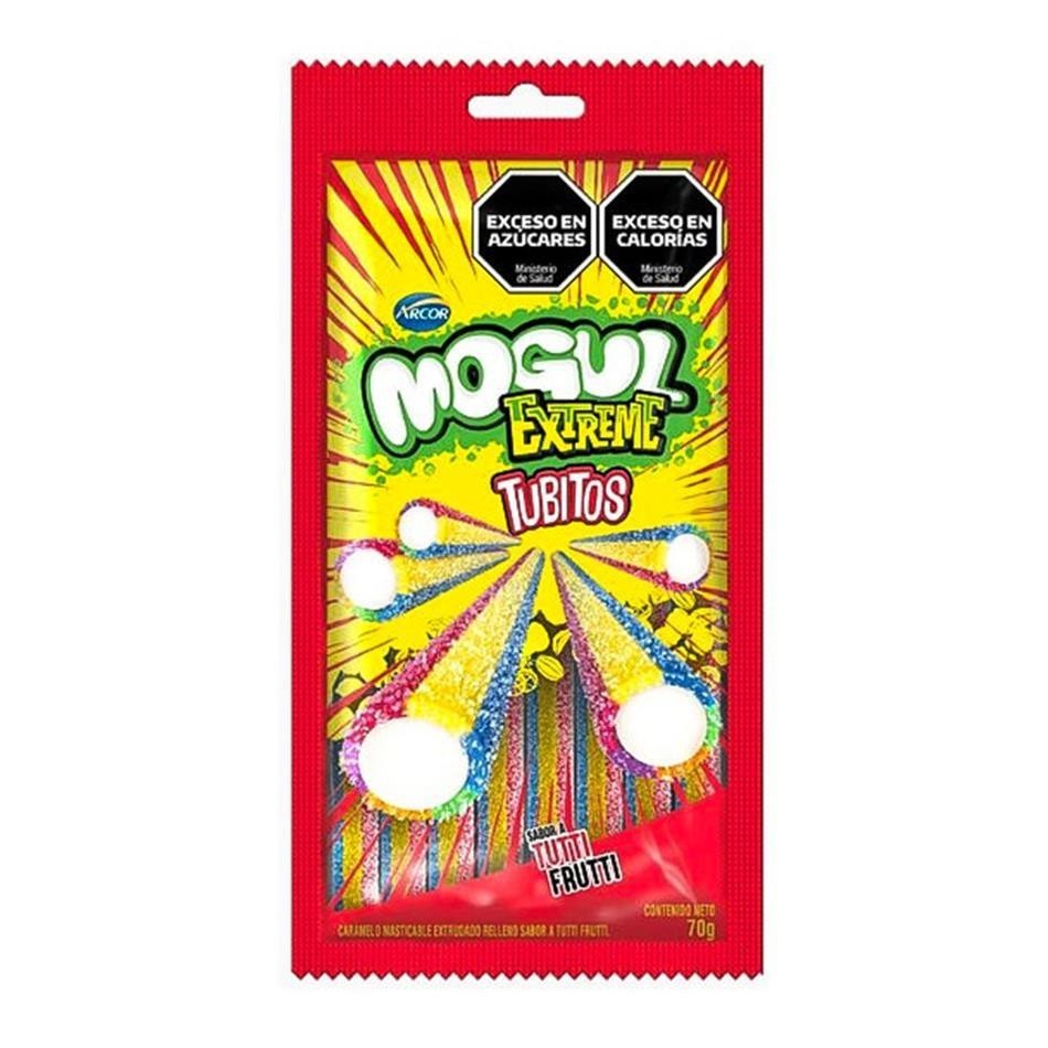 Producto - TUBITOS MOGUL EXTREME TUTIFRUTI 70 GRS.
