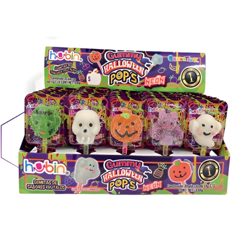 GUMMY HALLOWEEN POP´S NEON 30 PZS