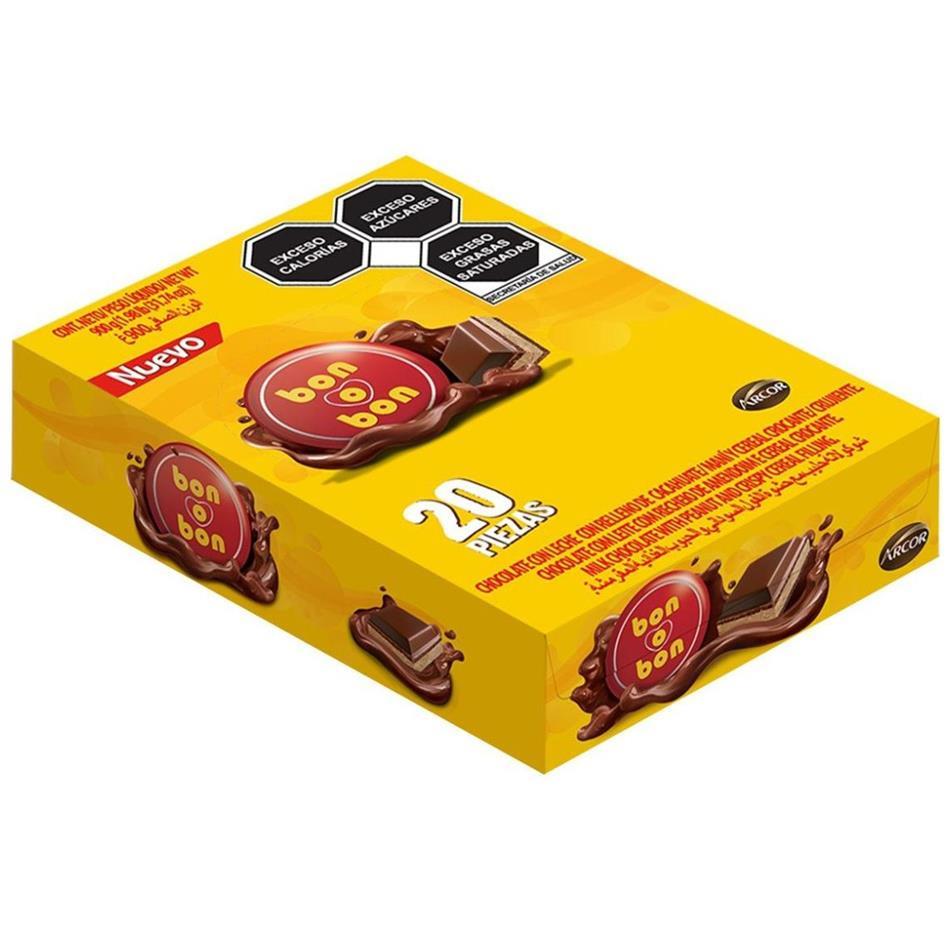 CHOCOLATE BON O BON MANI 20 PZS