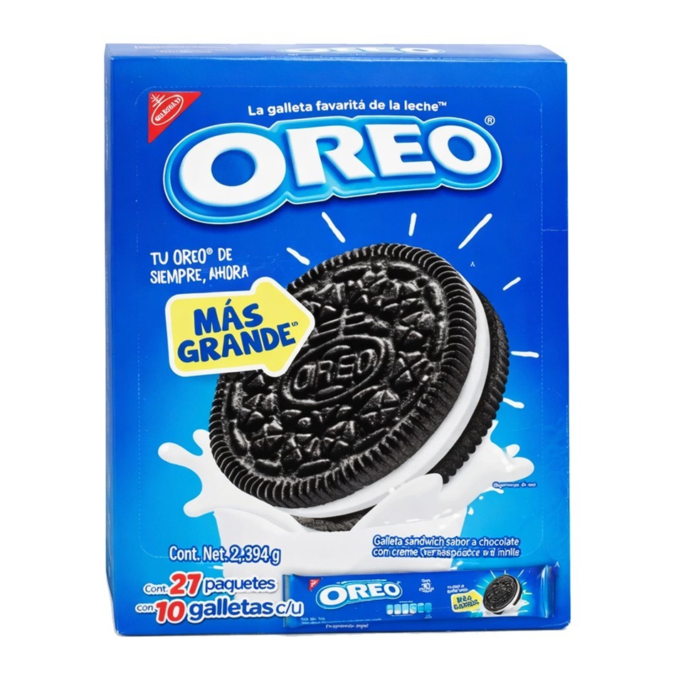 GALLETA OREO GRANDE MIX 21 PQT, 114 GR