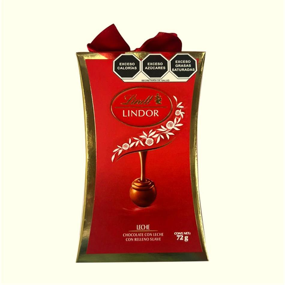 CHOCOLATE LINDOR CAJA LECHE PILLAR 72 GR