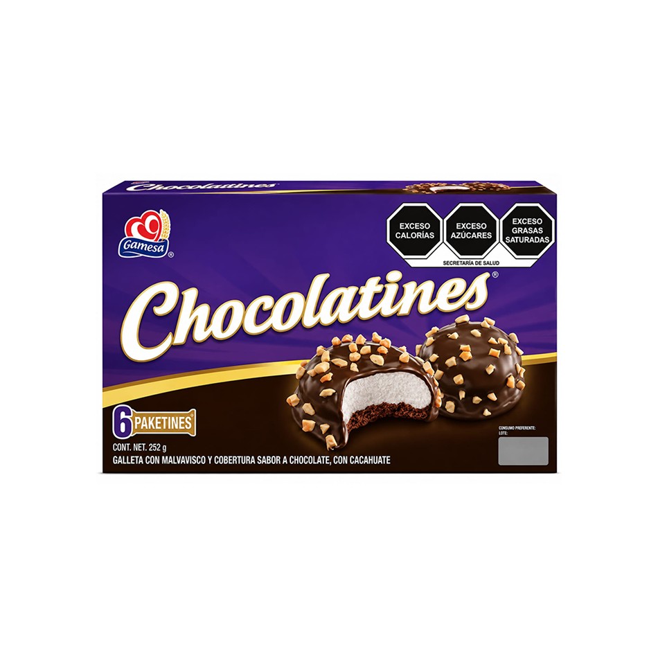 Producto - GALLETA CHOCOLATINES 252 GR