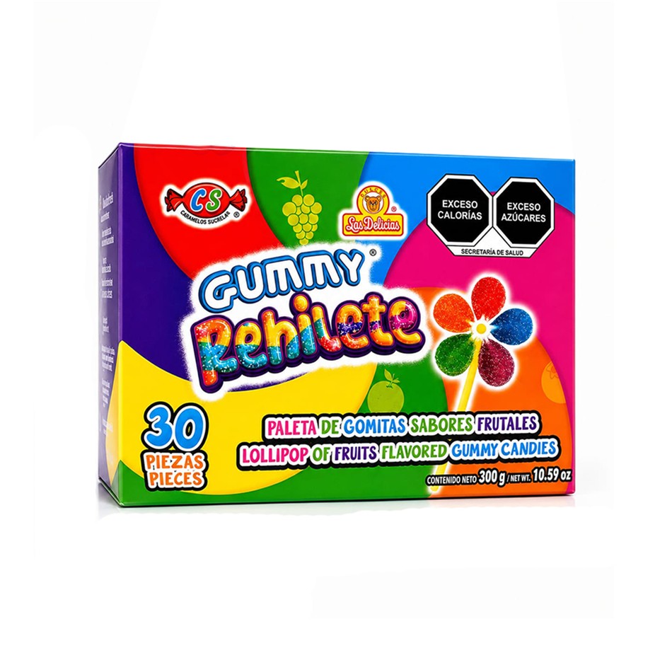 GUMMY REHILETE FRUTALES 30 PZS