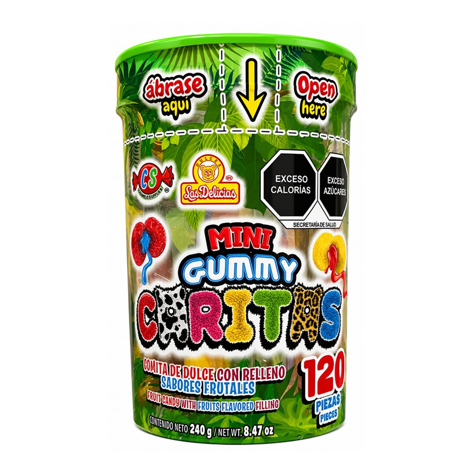 MINI GUMMY CARITAS 120 PZS