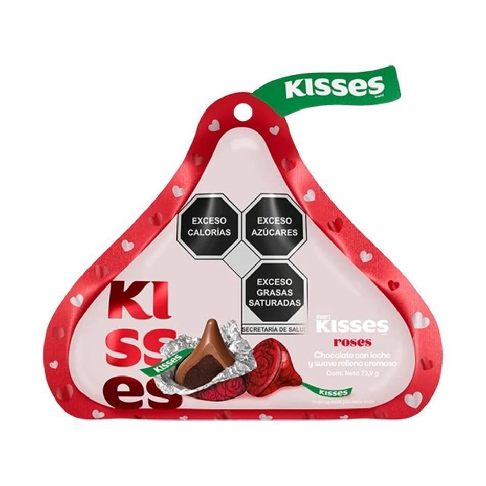 Producto - CHOCOLATE KISSES ROSES 79.3 GRS (9775)