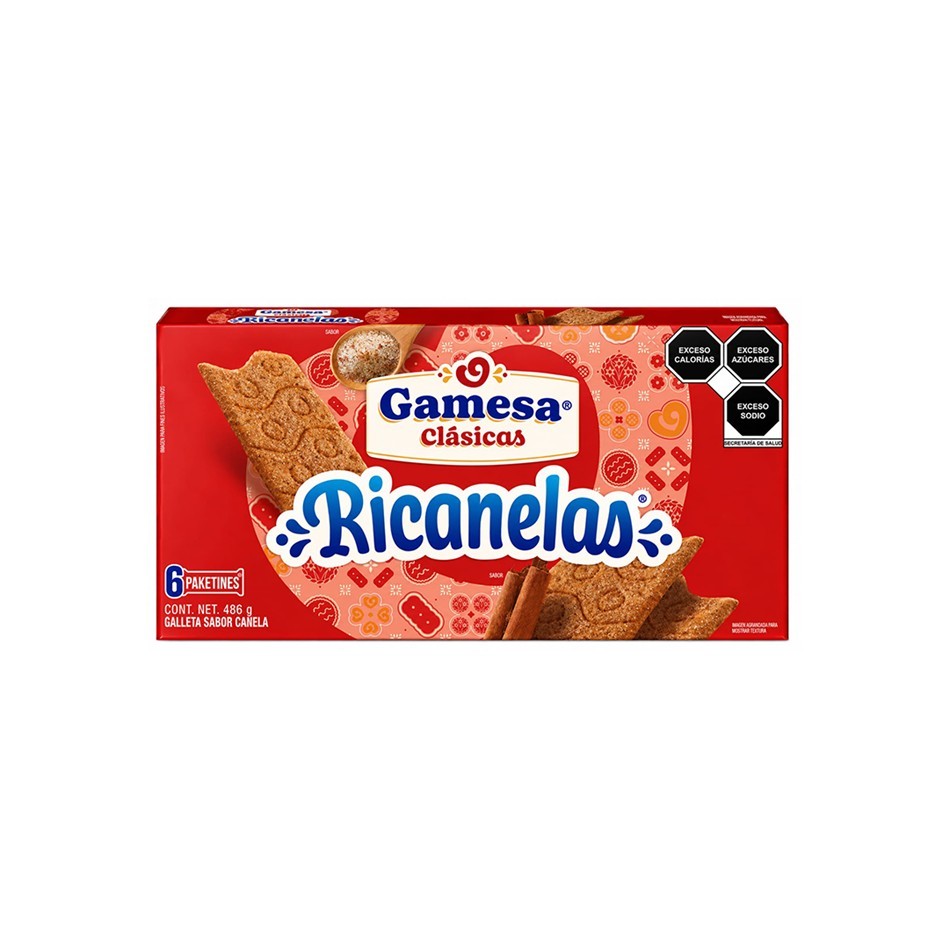 Producto - GALLETA RICANELAS 486 GR