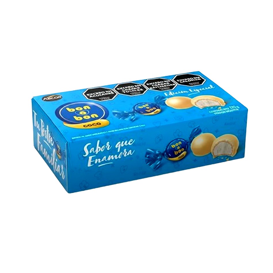 Producto - CHOCOLATE BON O BON COCO 18 PZS.