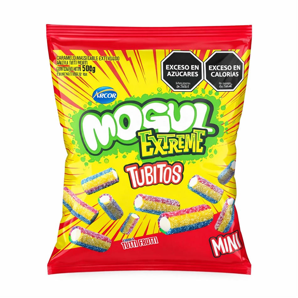 GOMA TUBITO EXTREME TUTIFRUTI 500 GR