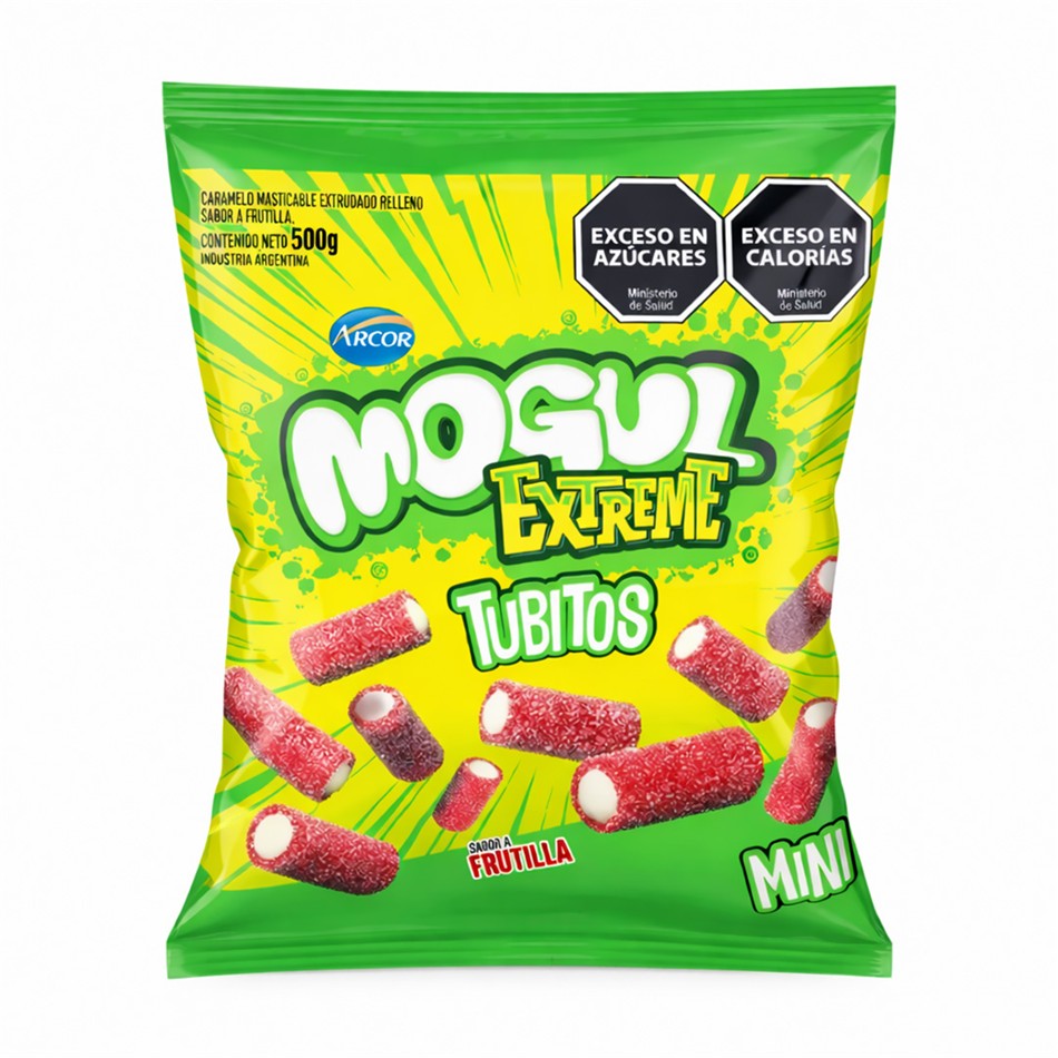 GOMA TUBITO EXTREME FRUTILLA 500 GR
